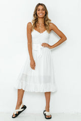 Darling Do Midi Dress White