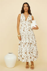 Through the Trees Maxi Dress White