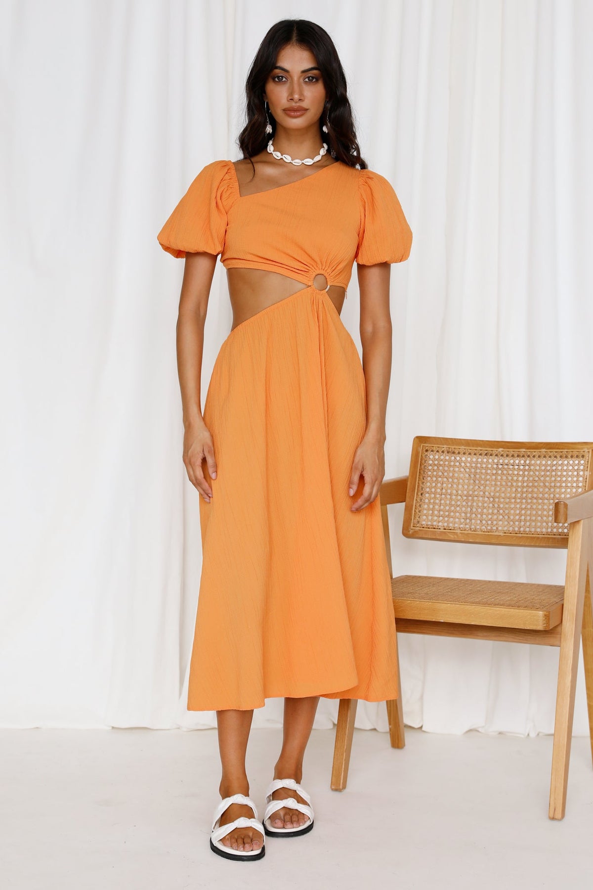 Scent Of Jasmine Maxi Dress Orange