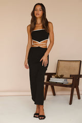 To Be Yours Maxi Skirt Black