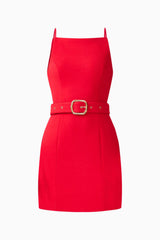 CURAAE Aris Mini Dress in Red