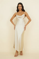 Eidetic Memories Maxi Dress Champagne