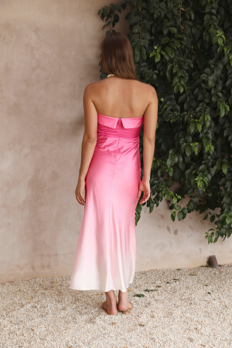 Last Goodbye Maxi Dress Pink