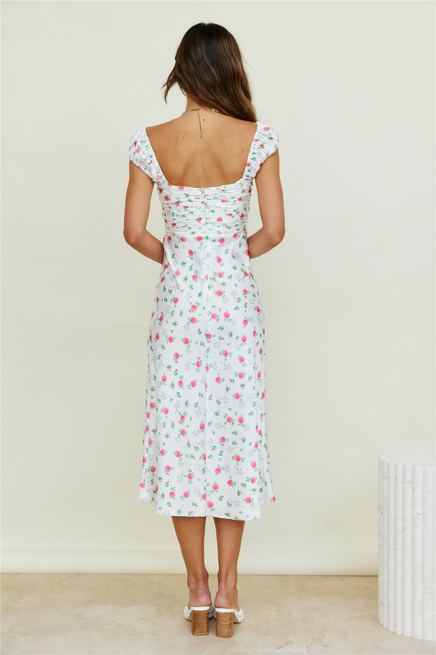 Flourishing Midi Dress Floral