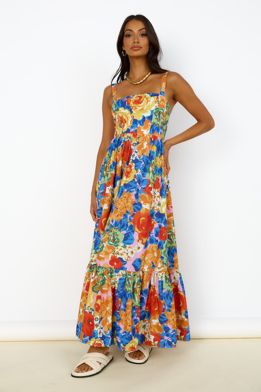 Secrets Below Maxi Dress Multi