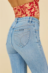 ROLLA'S Eastcoast Flare Jean Bessette Blue