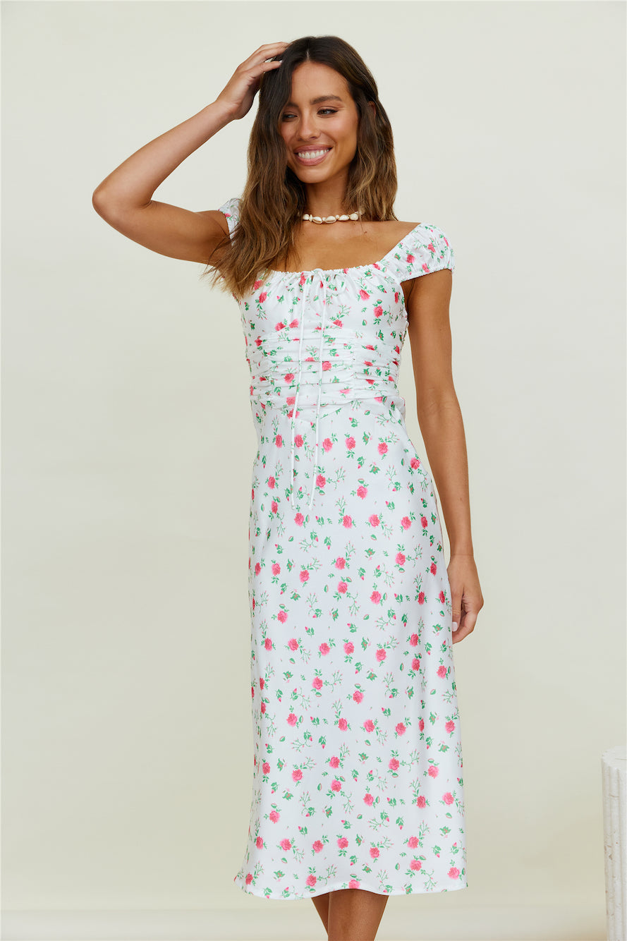 Flourishing Midi Dress Floral