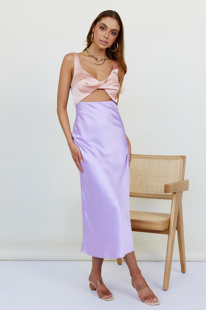 When You Breathe Maxi Dress Purple