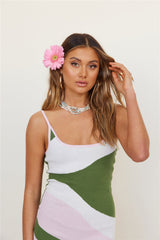 Head Start Midi Dress Green