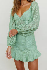 Vivid Emotion Dress Green