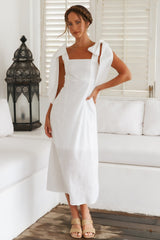 Daily Affirmations Maxi Dress White