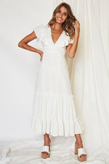 Aphrodite Midi Dress White