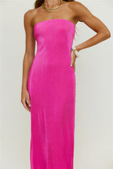 Thinking Of Dusk Maxi Dress Pink