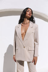 Luminary Ode Blazer Beige