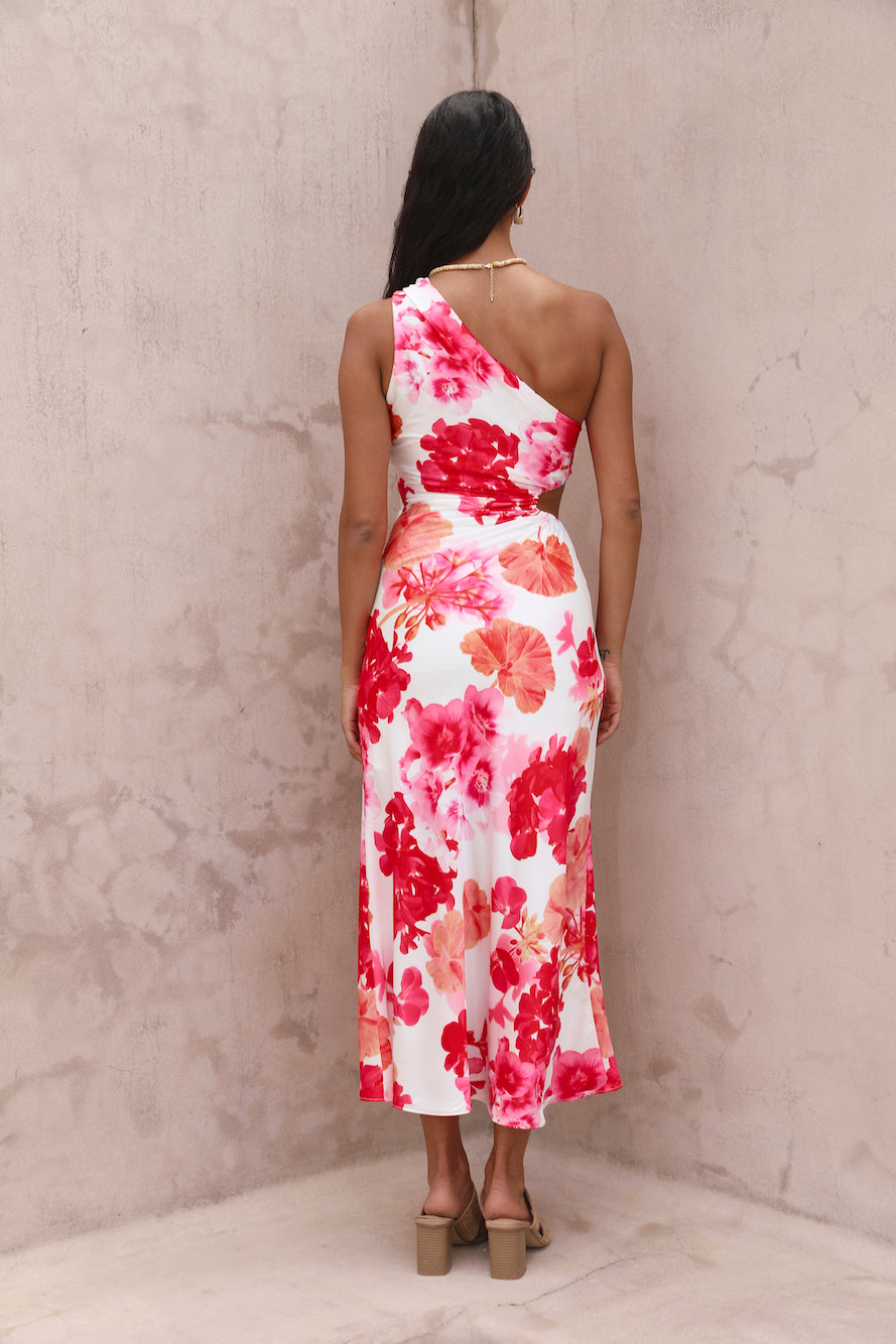 Flowers In Your Hair Maxi Dress Pink