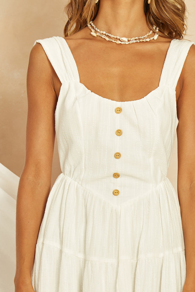 Serra Dress White