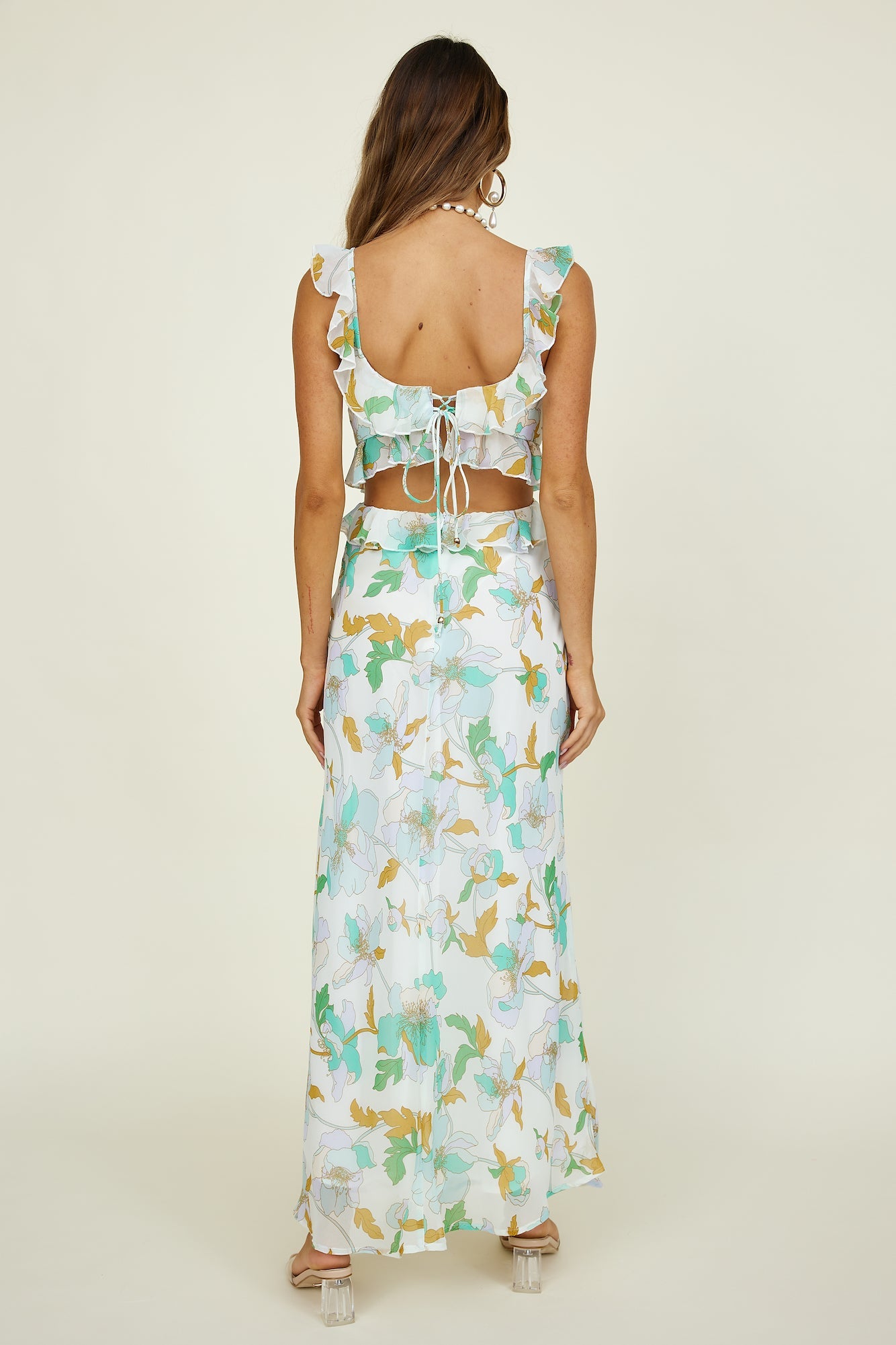 West Coast Drive Maxi Dress Green