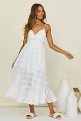 Mina Maxi Dress White