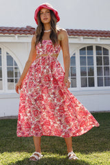 Daydreams In Spring Maxi Dress Pink