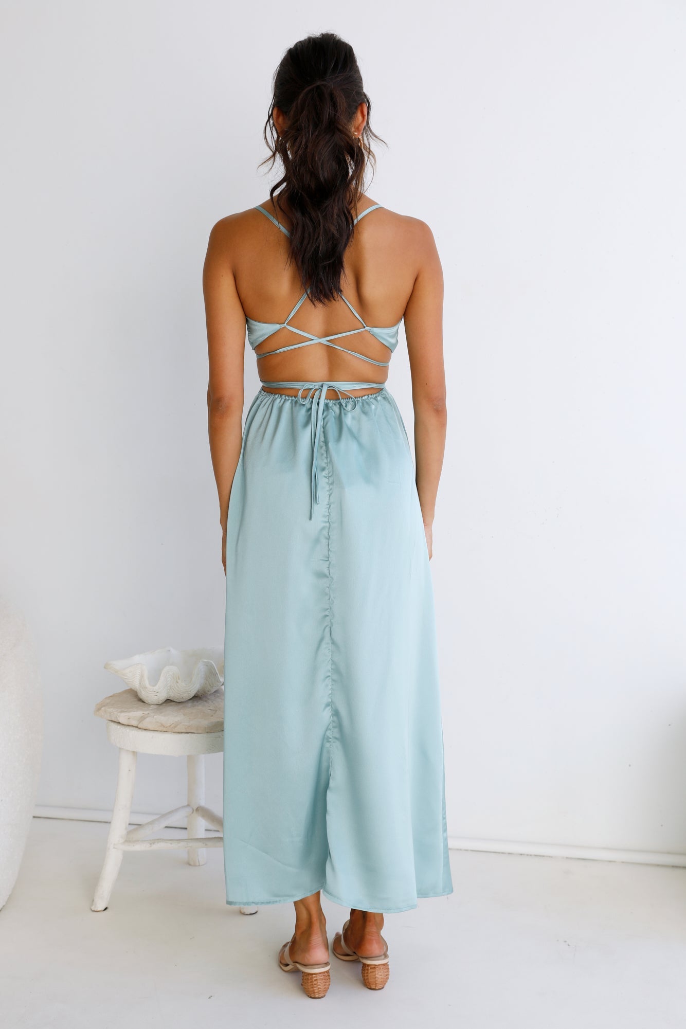 Be My Darling Maxi Dress Light Blue