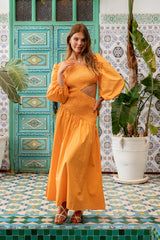 Cheery Maxi Dress Orange