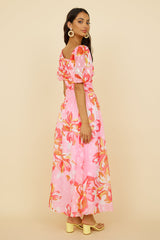 Pretty Lies Maxi Dress Pink