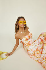 PETA + JAIN Blurred Sunglasses Tangerine