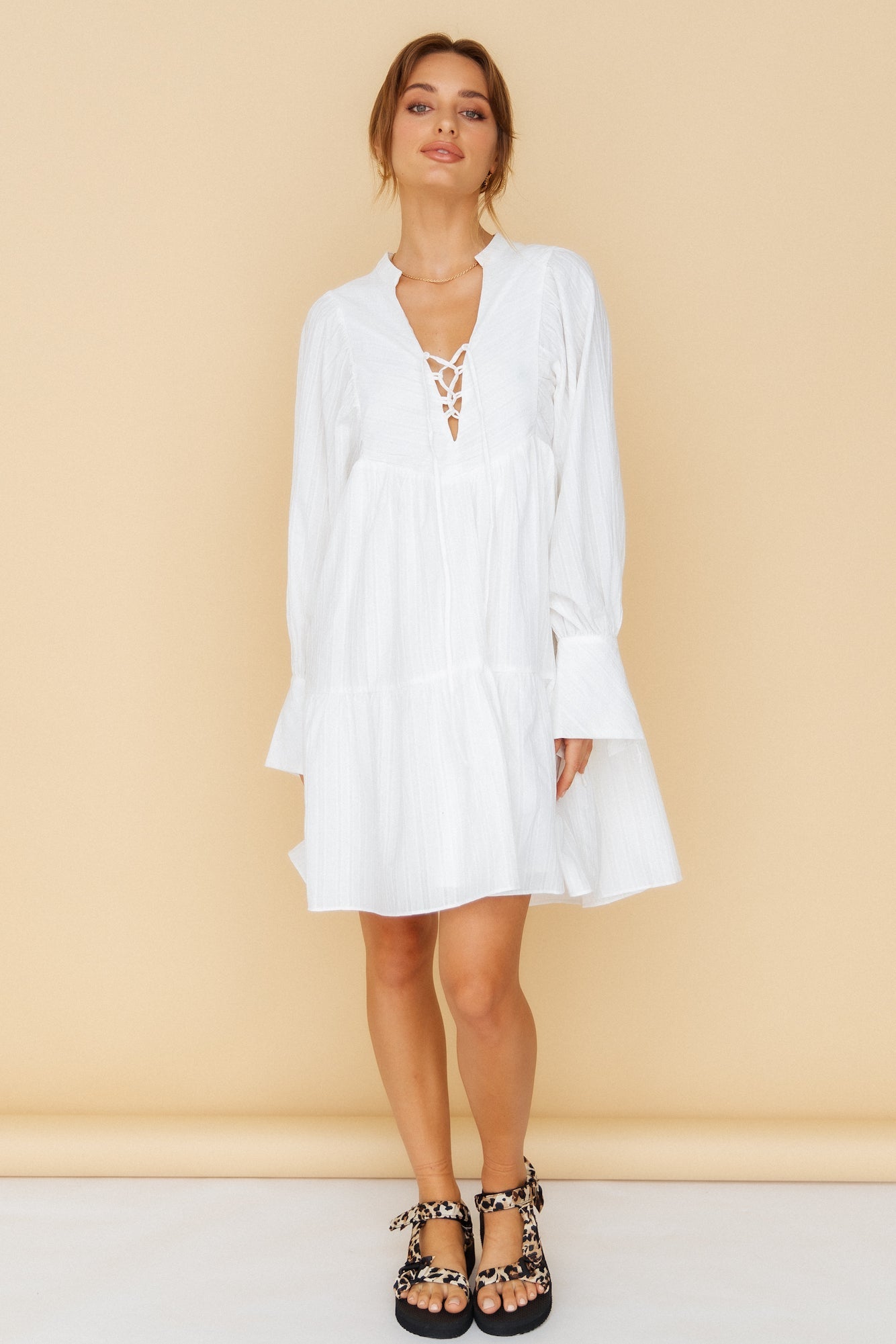 Porto Dress White