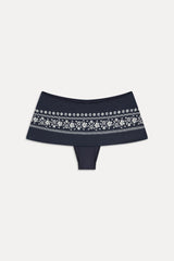 Clover Swim Skirt - Malibu Blue