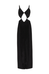 Velvet Deep Maxi Dress