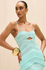 Clara Fringe Maxi Dress