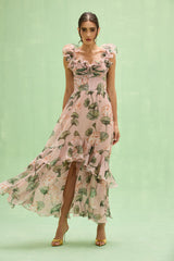 Lotus Corset Maxi Dress