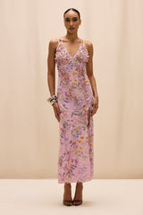 Heather Embroidered Maxi Dress