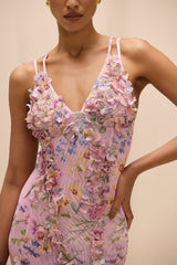 Heather Embroidered Maxi Dress