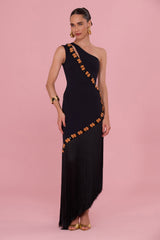 Delya Knit Cut-Out Midi Dress