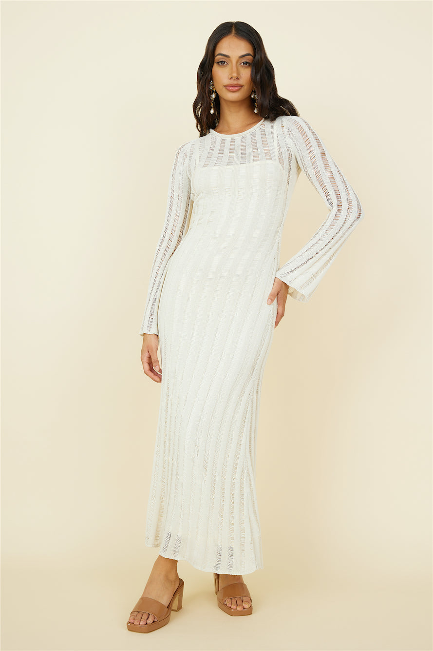 Exploration Maxi Dress Beige