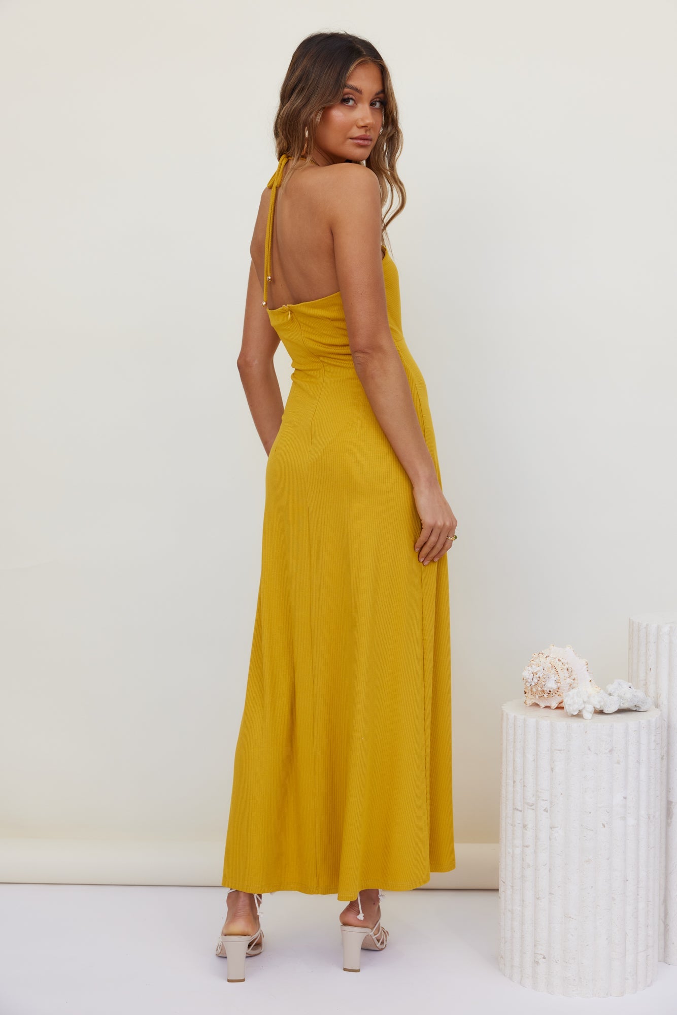 Finer Moments Maxi Dress Yellow