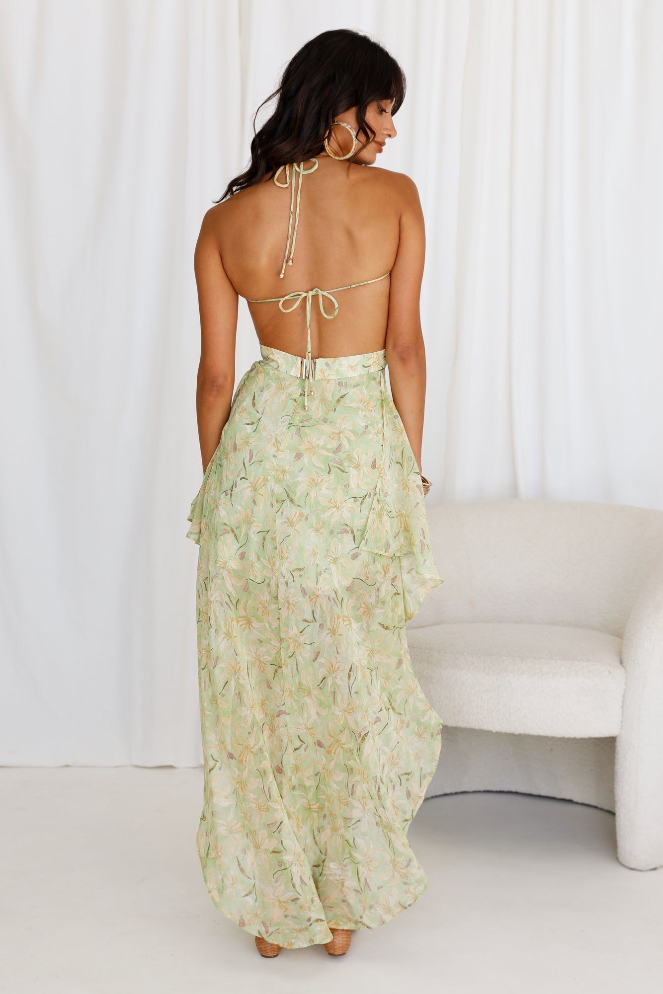 Changing Seasons Maxi Dress Green