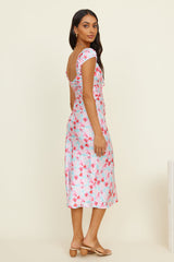 Song Of The Seasons Midi Dress Floral