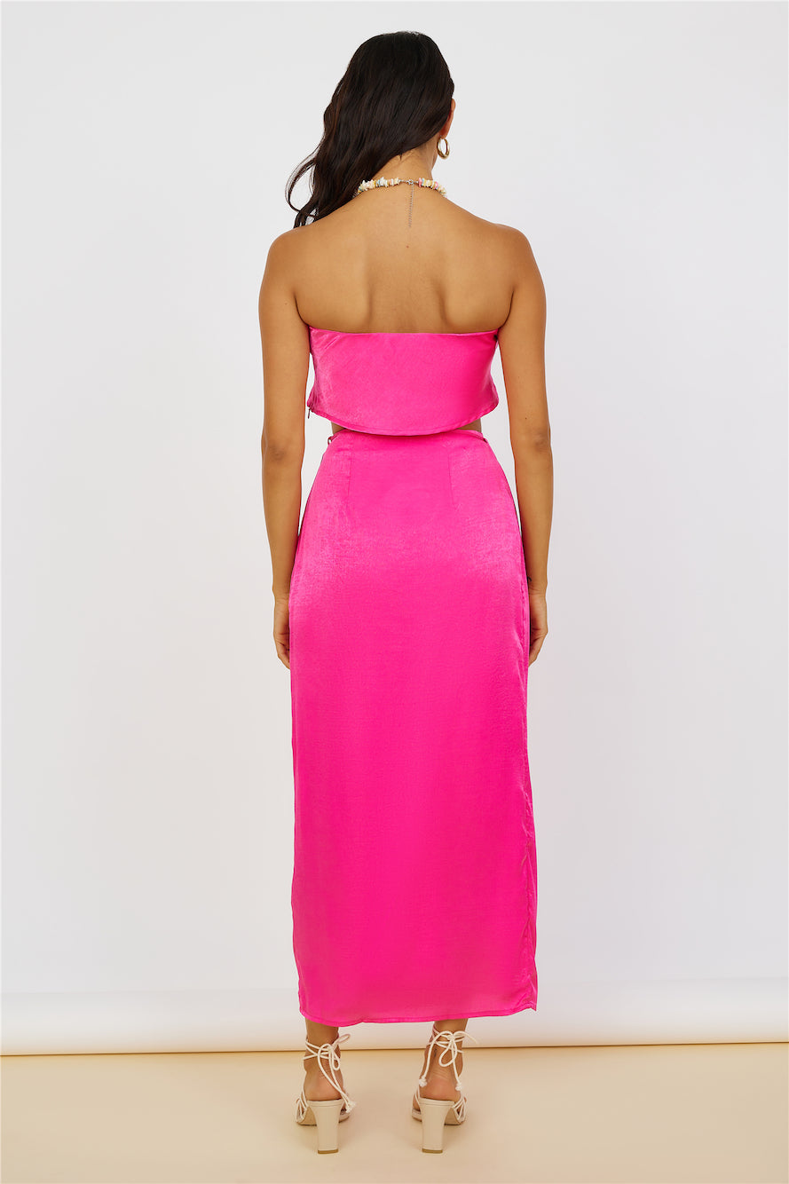 The Right Place Maxi Skirt Pink