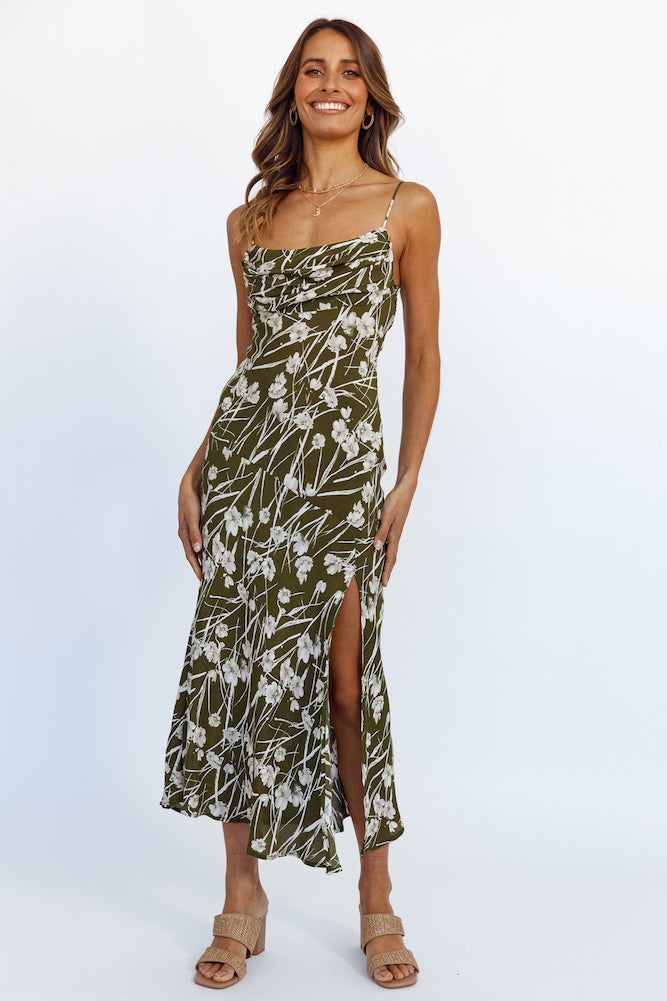 Clymene Maxi Dress Olive