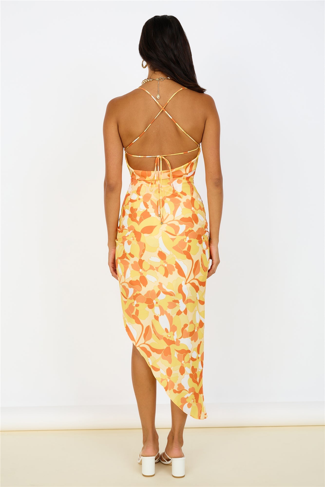 Glowing Skies Maxi Dress Yellow