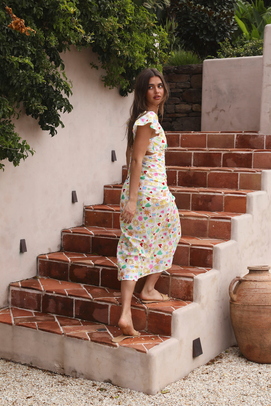 Playing In The Sun Maxi Dress Multi