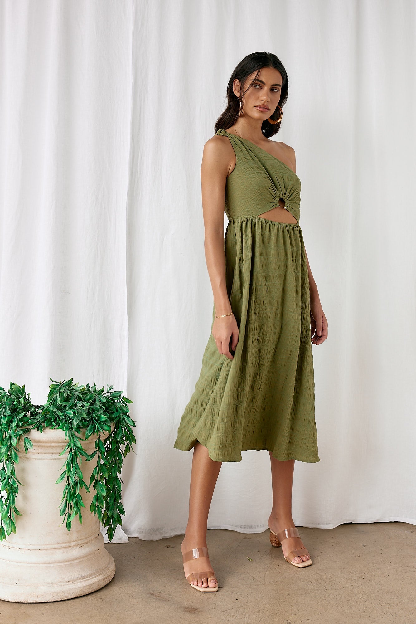 Dive In Maxi Dress Green