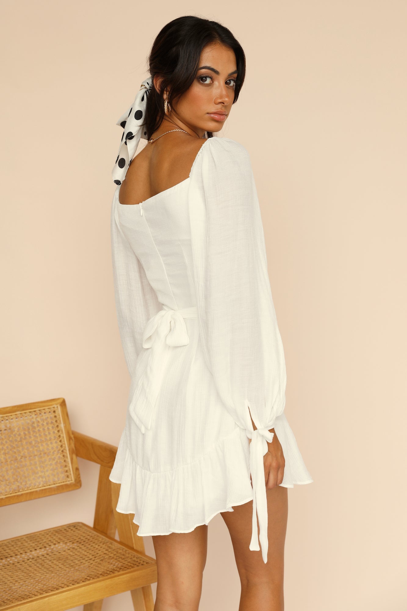 Riding The Breeze Dress White