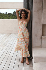 Summer in Paradise Maxi Dress orange