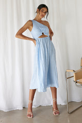 Dive In Maxi Dress Blue