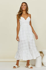 Mina Maxi Dress White