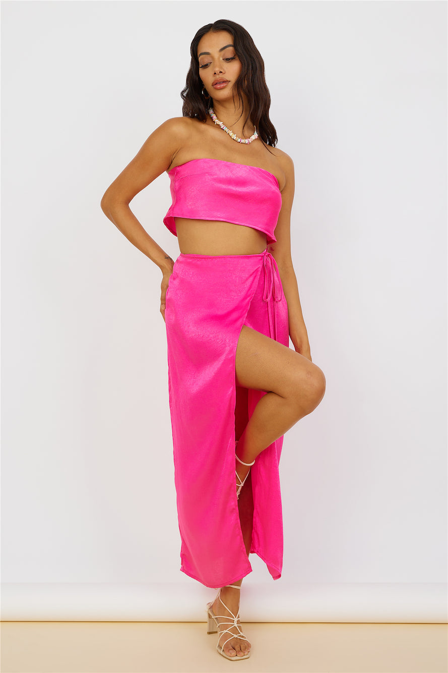 The Right Place Maxi Skirt Pink