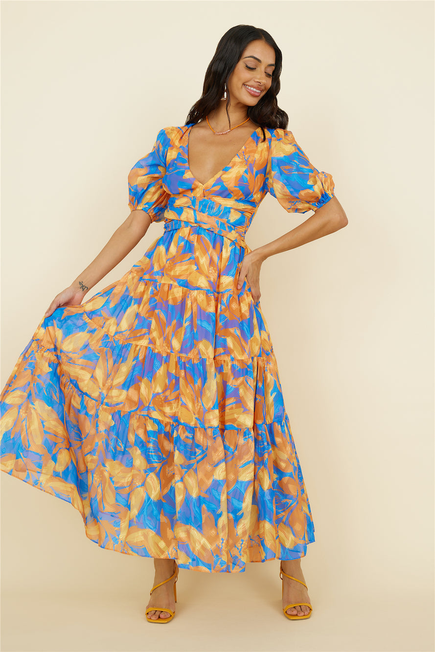 Under Your Aura Maxi Dress Floral